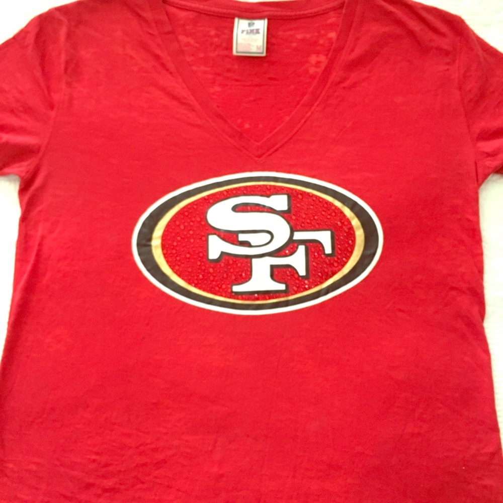NFL San Francisco 49ers PINK Victoria’s Secret Tee